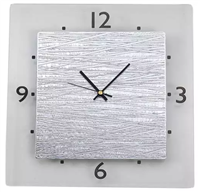 Wanduhr Argenesi Argenti in Glas 0.01556